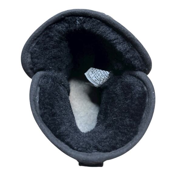 Ugg Kristin Wedge Short Boots Winter Shearling Black Suede Women’s Designer US 6 - Picture 9 of 9